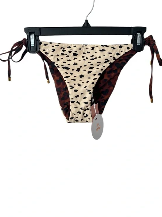 PQ Swim Reversible Wild Heart Tie Teeny Bikini Bottom Size L - Picture 2 of 10